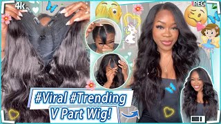Game Changer!Glueless V Part Wig Body Wave | Quick + Small Leave Out | Ulahair Review