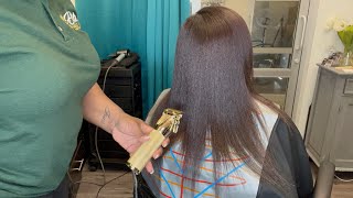 How To Fix Damaged Hair | Split Ends Took Her Hair Out| Big Chop Hair Cut |