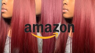 $20 Amazon Wig | Burgundy Hair Review