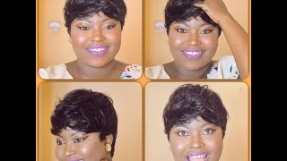 27 Pieces Quick Weave Tutorial|Pixie Cut|Short Hair Wig|How To|