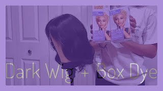 Dying My Wig Blonde With Box Dye