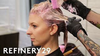 I Bleached My Blonde Hair Rose Pink | Hair Me Out | Refinery29