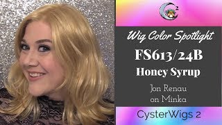 Wig Color Spotlight:  Fs613/24B (Honey Syrup) By Jon Renau (On Minka)