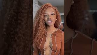 Ginger Color Lace Front Wig Review!Vrigin Human Hair Ft.Incolorwig #Shorts
