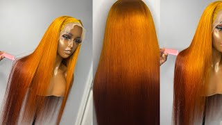 Ombré Fall Hair Color On A 28” 613 Wig  | Ft. Melanin Minx
