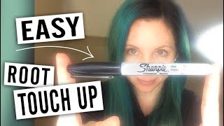 How To Dye Hair With Markers - Easy Root Touch Up