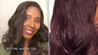 How To Dye Synthetic Lace Wig | Watercolor Hair Red