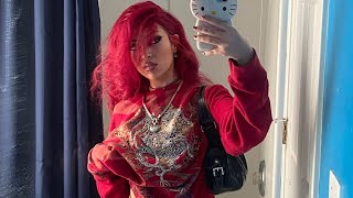 Install A Red Wig W Me (: Ft Hairspells 99J Color Burgundy Red Hair