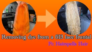 Removing Color From A 613 Wig?! | Ft:Hairspells