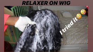 I Applied Relaxer On My Human Hair Wig And This Happened