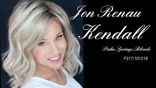 Jon Renau Kendall Wig Review | Palm Springs Blonde Fs17/101S18 | Styling