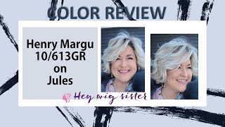 Henry Margu 10/613Gr Compared To 88Gr Both On Jules- Blonde Wig Color Comparison