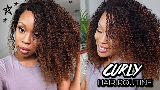 The Best Kinky Curly Hair Ever + Curly Hair Routine | Isee Mongolian Kinky Curly
