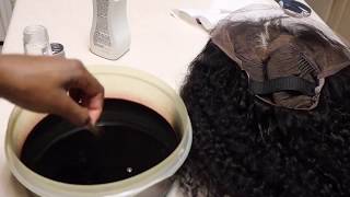 How To Tint A Lace Frontal Wig (Darkskin) | Lwigs