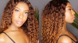 How To Highlight Your Wig In 10 Minutes! Evawigs 360 Curly Wig | Diarra Niambi