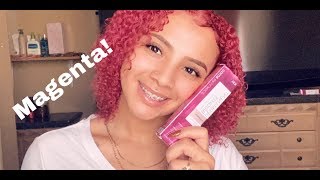 Dying My Curly Hair Magenta (Ion Color Brilliance)