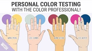 Finding Your Skin Undertones | Easy Personal Color Test With The Color Professional!