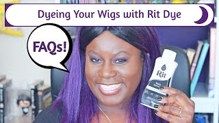 How To Dye A Synthetic Wig Using Rit Dye | Dyeing A Cosplay Wig | Faq Video