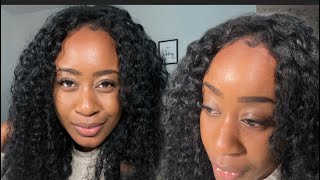 Switching Up My Unice V Part Curly Wig!
