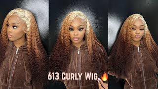 613 Curly Wig  | Reverse Ombré Color  | Vshow Hair
