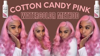 Cotton Candy Pink Wig | Watercolor Method