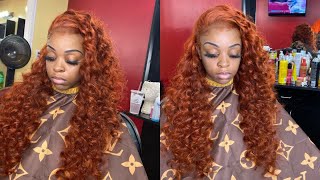 Burnt Orange Copper Hair Color  | Alipearl Hair |