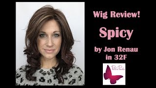Wig Review:  Spicy By Jon Renau In 32F (Cherry Creme)
