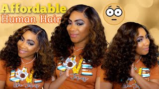 *New* Sensationnel Human Hair Blend Butta Hd Lace Front Wig - Deep Wave 20"| Beauty Thru Her Ey