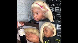 How To: Properly Apply Blonde Lace On Brown Skin | Tailored Crowns Lace Tint