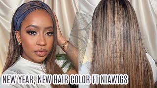 New Year, New Hair Color | Nia Wigs Headband Wig