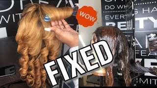 How To Do Bouncy Curls & Fixing The Failed Color On My Wig | Hairbyerickaj.Com