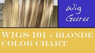 Wig 101 - Blonde Color Palette
