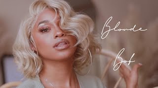 Blonde Bob Synthetic Lace Front Wig | Bobbi Boss Mlf-541 Dara