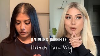Super Natural Human Hair Wig| Blonde Lace Wig