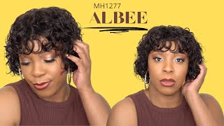 Bobbi Boss 100% Human Hair Wig - Mh1277 Albee --/Wigtypes.Com