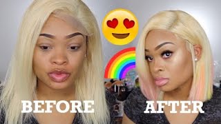Coloring My Blonde 613 Amazon Wig Ft. Licoville Hair