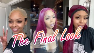 The Perfect 99J Color Lace Wig Install! Best Burgundy Wig Ever! | Ft. Alimice Hair