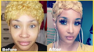 Watch Me Style This $16 Human Hair Wig| Outre Curly Pixie Wig