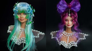 Barbie Hair - Change Barbie Hair Color - Doll Makeover Transformation