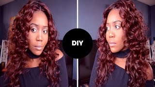 How To Make Wig I How To Dye Burgundy Hair Colour I Nadula Hair