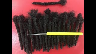 How To Make Instant Dreadlocks + Crochet Pin & Extensions/Human Hair Diamondbeautyaffairs