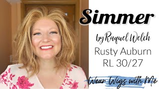 Wig Review Simmer By Raquel Welch In The Color Rusty Auburn (Rl30/27)