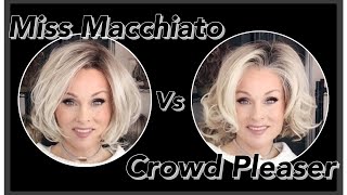 Belle Tress Miss Macchiato Vs Raquel Welch Crowd Pleaser Wig ⭐️Butterbeer Blonde Vs Shaded Biscuit⭐️