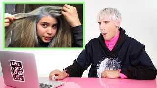Hairdresser Reacts To Hair Bleached 3 Times In 1 Day