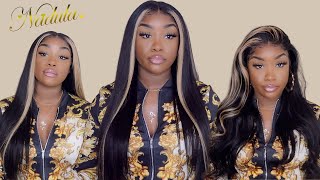 Omg! Affordable Pop Of Color Strawberry Blonde Wig|  Easy Install | Beginner Friendly | Nadula Hair