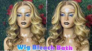 Easiest Way To Bleach Your Wig/ Bleach Bath