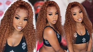 Gorgeous Ginger Jerry Curly Wig Install Ft Incolorwig | The Tastemaker