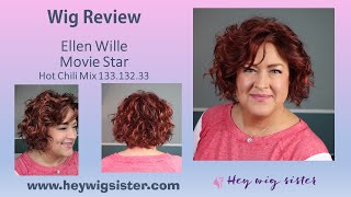 Wig Review | Ellen Wille Movie Star In Hot Chili Mix 133.132.33 | Super Curly Layered Bob!