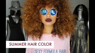 Summer Hair Color / Big Curly Hair/ Sexy Formula (Aliexpress)