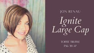 Jon Renau Ignite Large Cap Wig Review | Toffee Truffle Fs6/30/27 | Wiggin With Christi